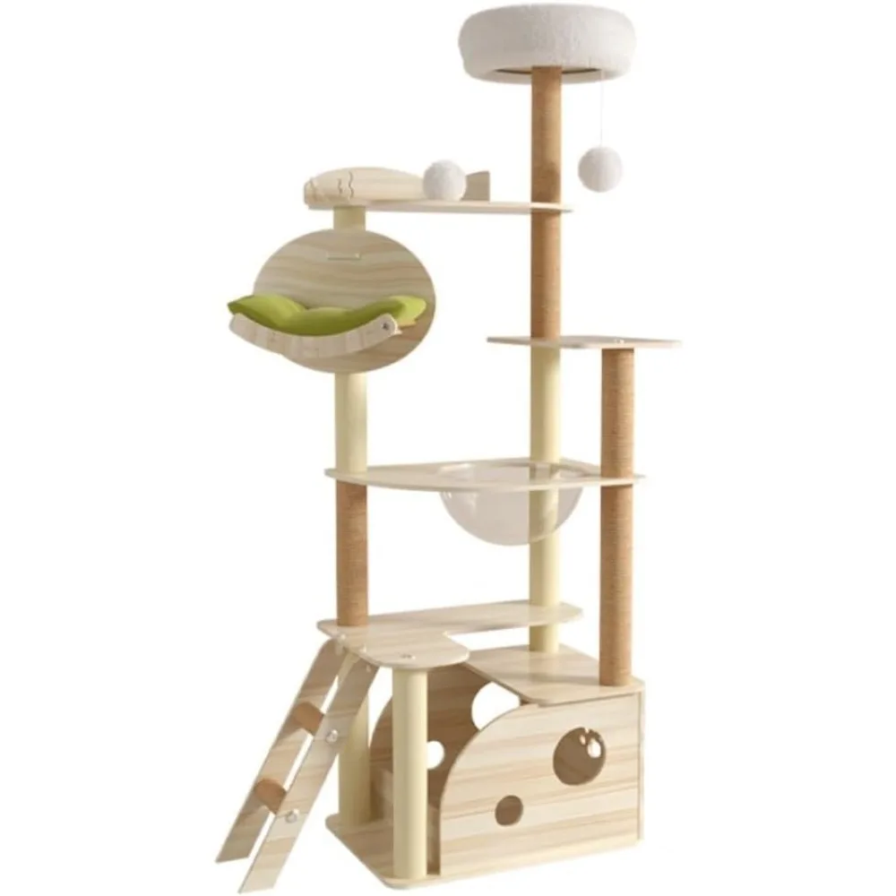 

Freedom Cat FrameEasy to Clean Climbing Nest Large Tree Nest Villa Climbing Column Jumping Platform Suitable for Indoor s