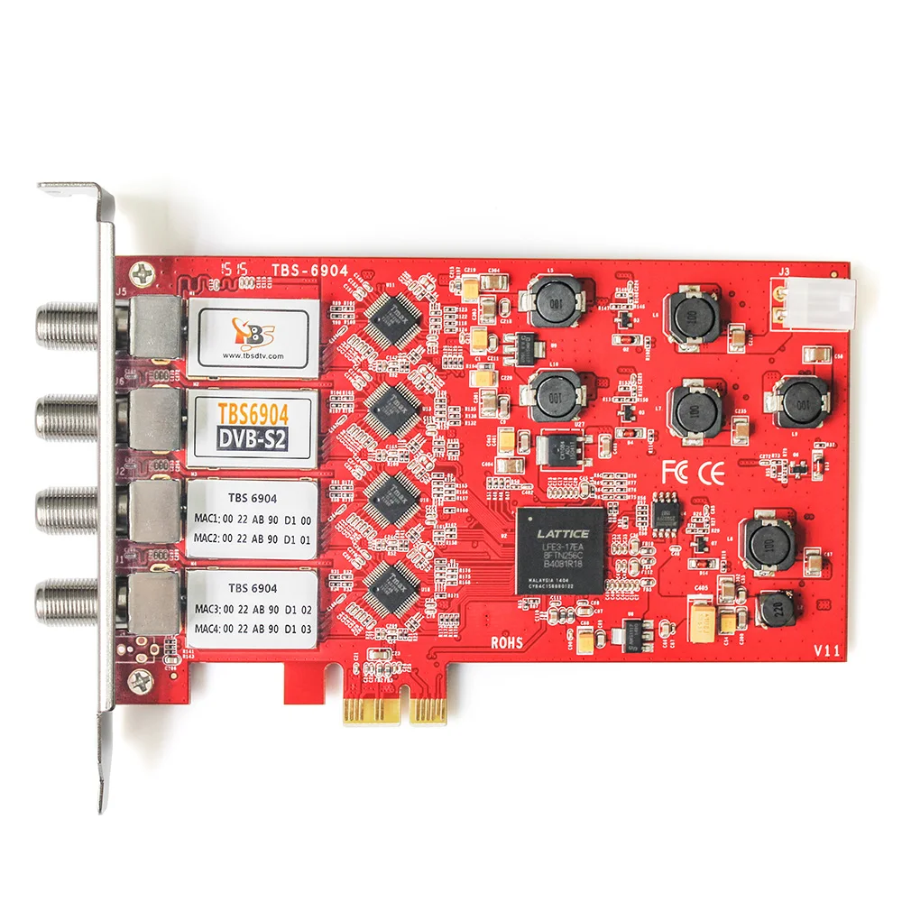 

The most popular!!! DVB-S2/S Quad tuner PCIe Card