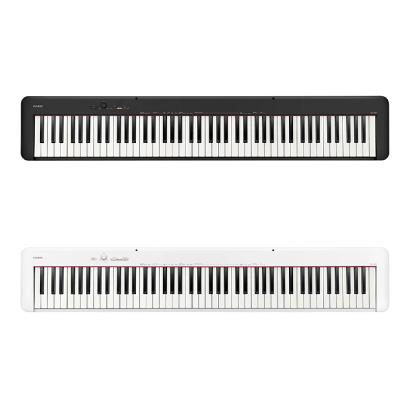 CASIO CDP-S110 Portable Digital Piano, 88-Key Scaled Hammer Action Keyboard, Bluetooth MIDI, Battery-Powered