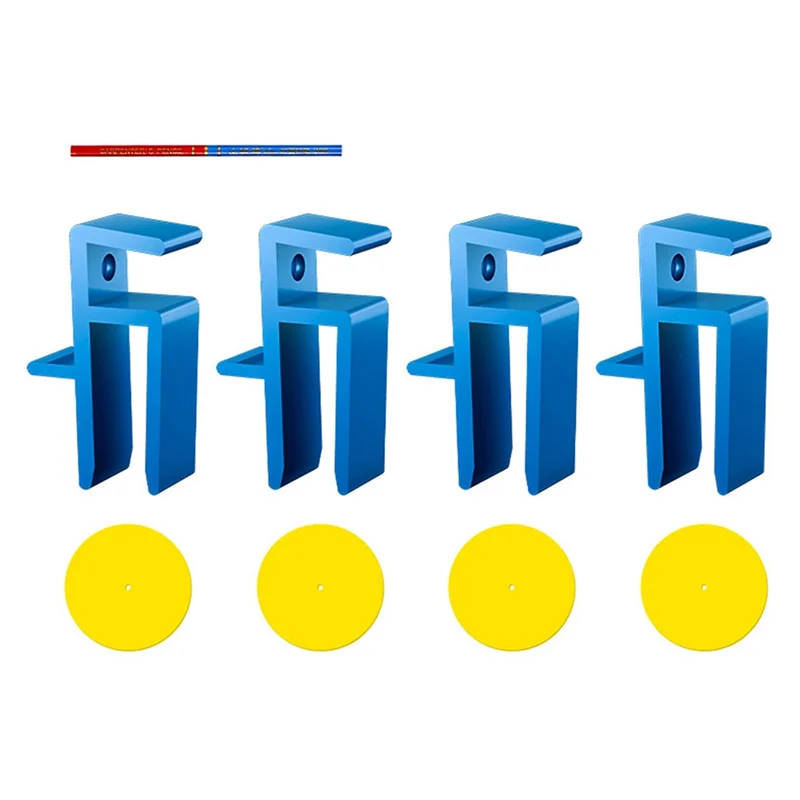 

B50C Woodworking & Carpentry Jigs Set Ceiling For Carpenter Cabinet Furniture Fitting Make Scribing Fillers, 4Pack