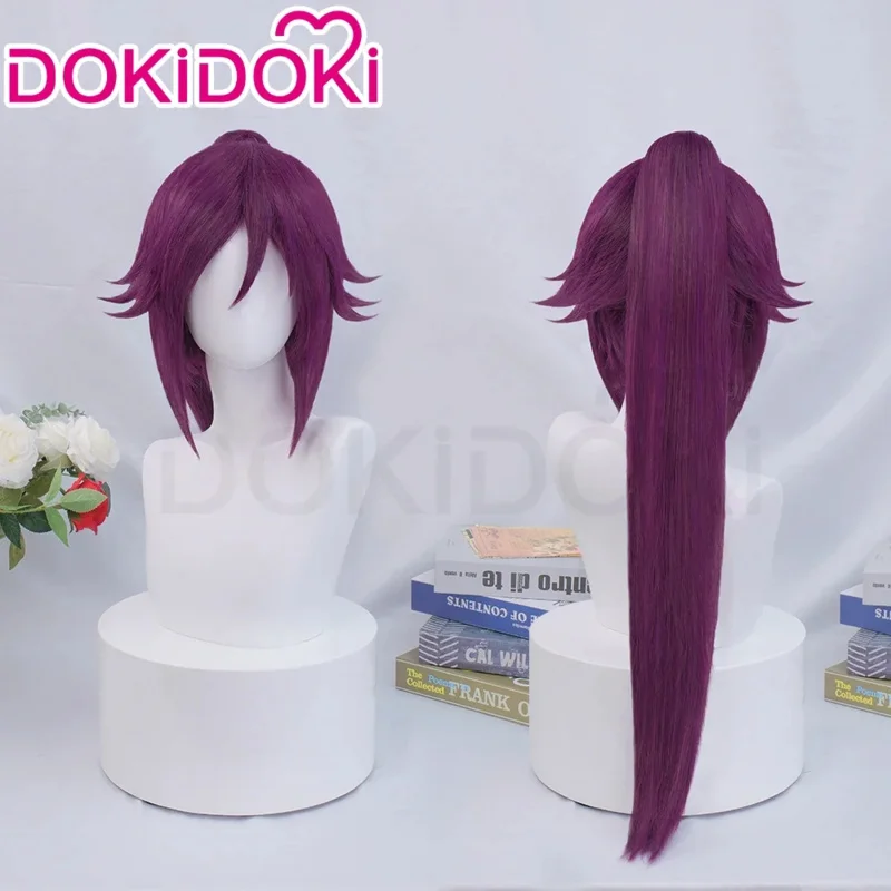 

IN STOCK Shihouinn Yoruichii Wig Anime DokiDoki Women Purple Long Hair Heat Resistant Shihouinn Yoruichii Cosplay CVBDSI5468