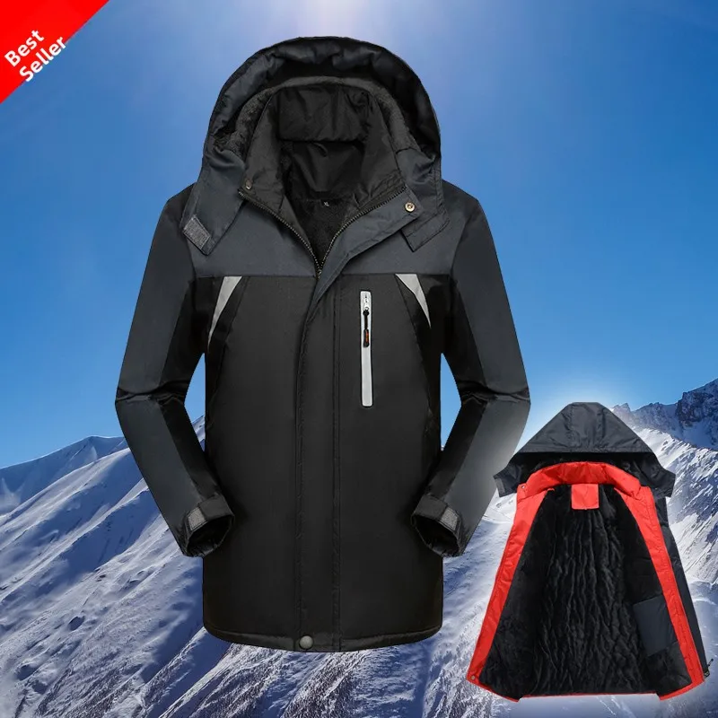 

Thiened Fce Autumn Winter Jaet Men's Workwear Long Sve Windproof Cotton Jaet Youth Trendy Sle Loose Fit plus Size