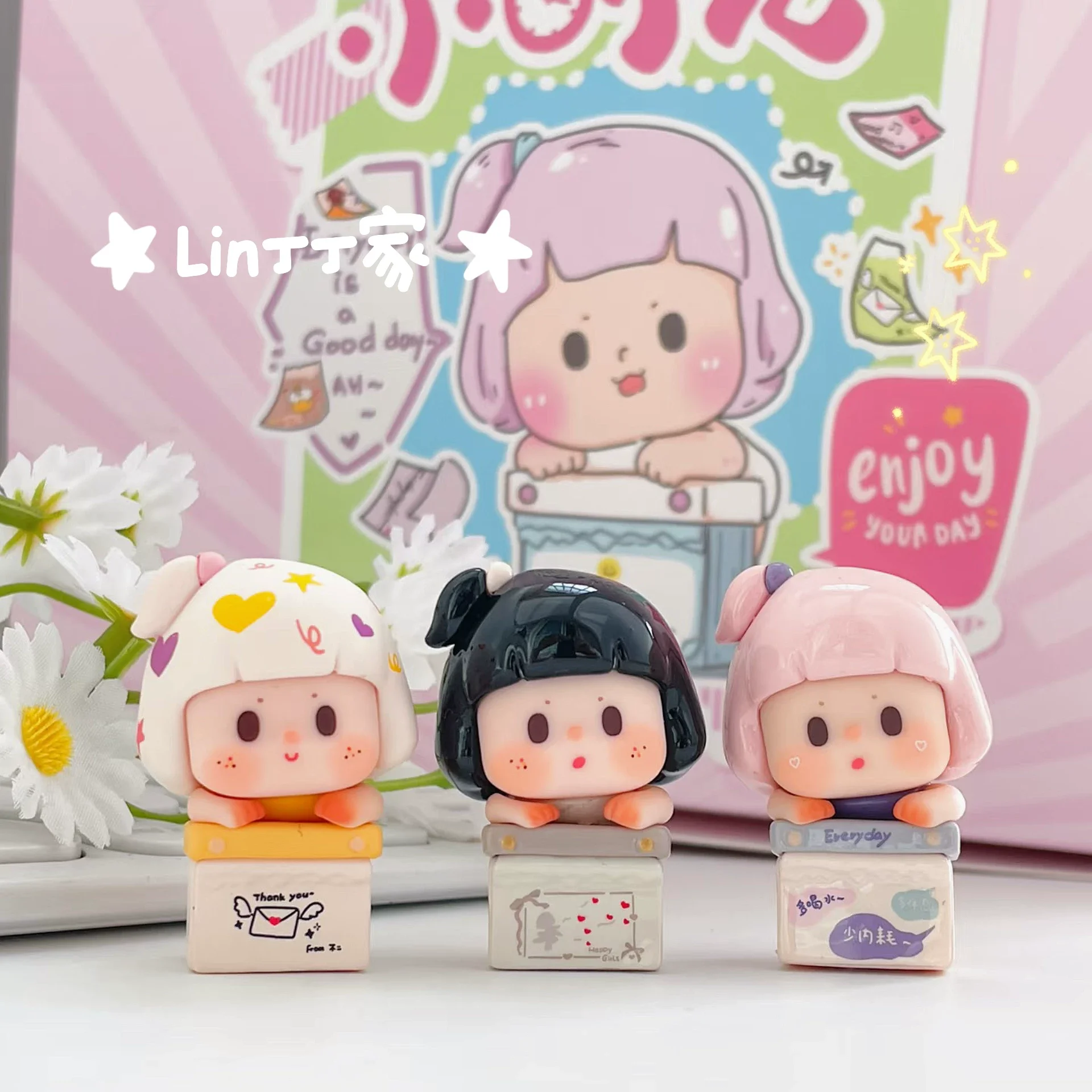 Blind Box Original Limited Edition Buer Little Time Series Mini Kawaii Creative Beans Trendy Desktop Ornament Model Custom Gift