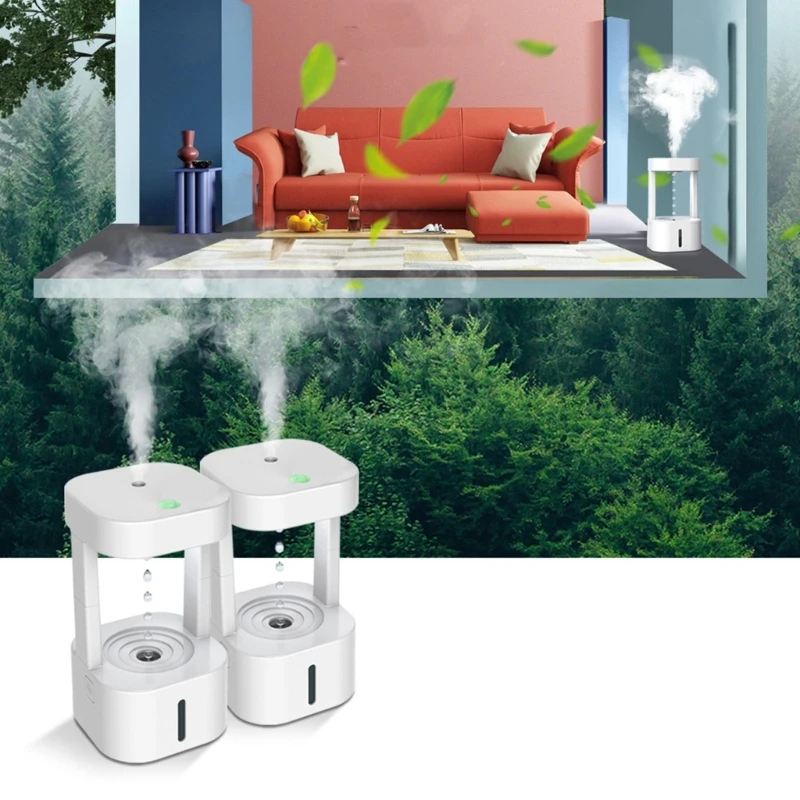 UltrasonicMist Droplet Air Humidifier Anti Levitation for Nourishing Air A6HB