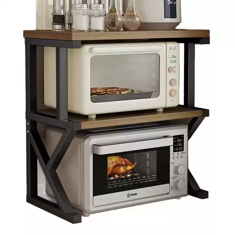 Ins Kitchen Storage Rack Household Multi-layer Shelf Desktop Storage Rack Multifunctional Organizer Finishing