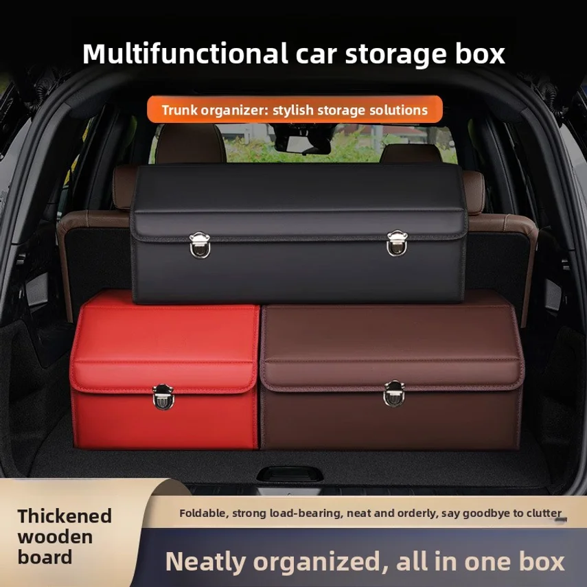 

Car Trunk Storage Box, Foldable Car Interior Decoration Item, Practical And Useful Organizing Box