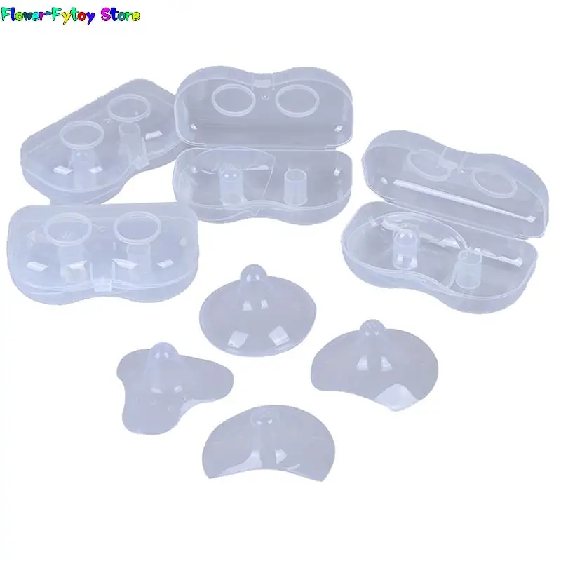 2pcs Silicone Nipple Protectors Feeding Mothers Nipple  Protection Cover Breastfeeding Mother Milk Silicone Nipple