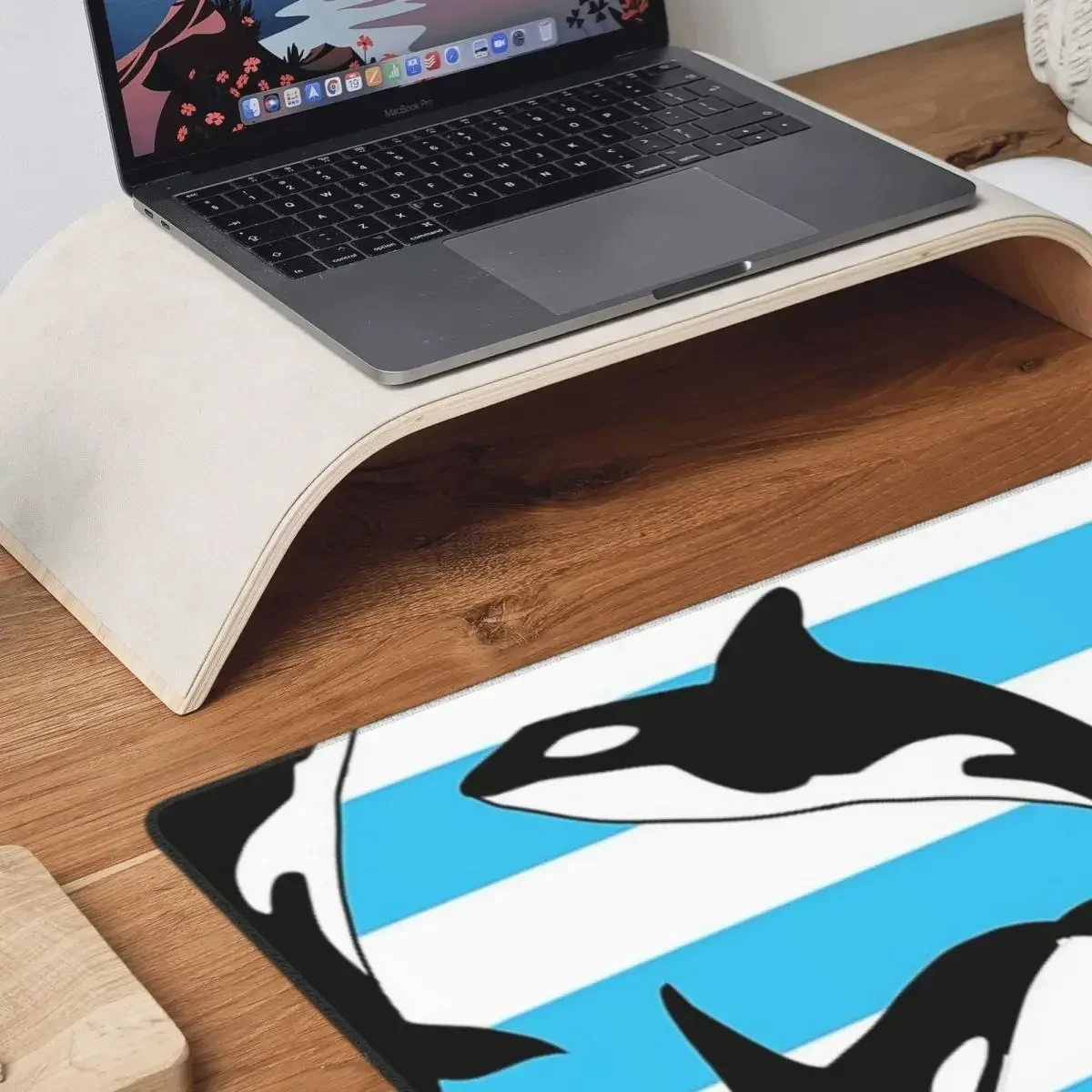 Orca Killer Whale Large Mouse Pad Computer Keyboard Mouse Mat Gamer PC Laptop Desk Mat Office Accessories Table Mats