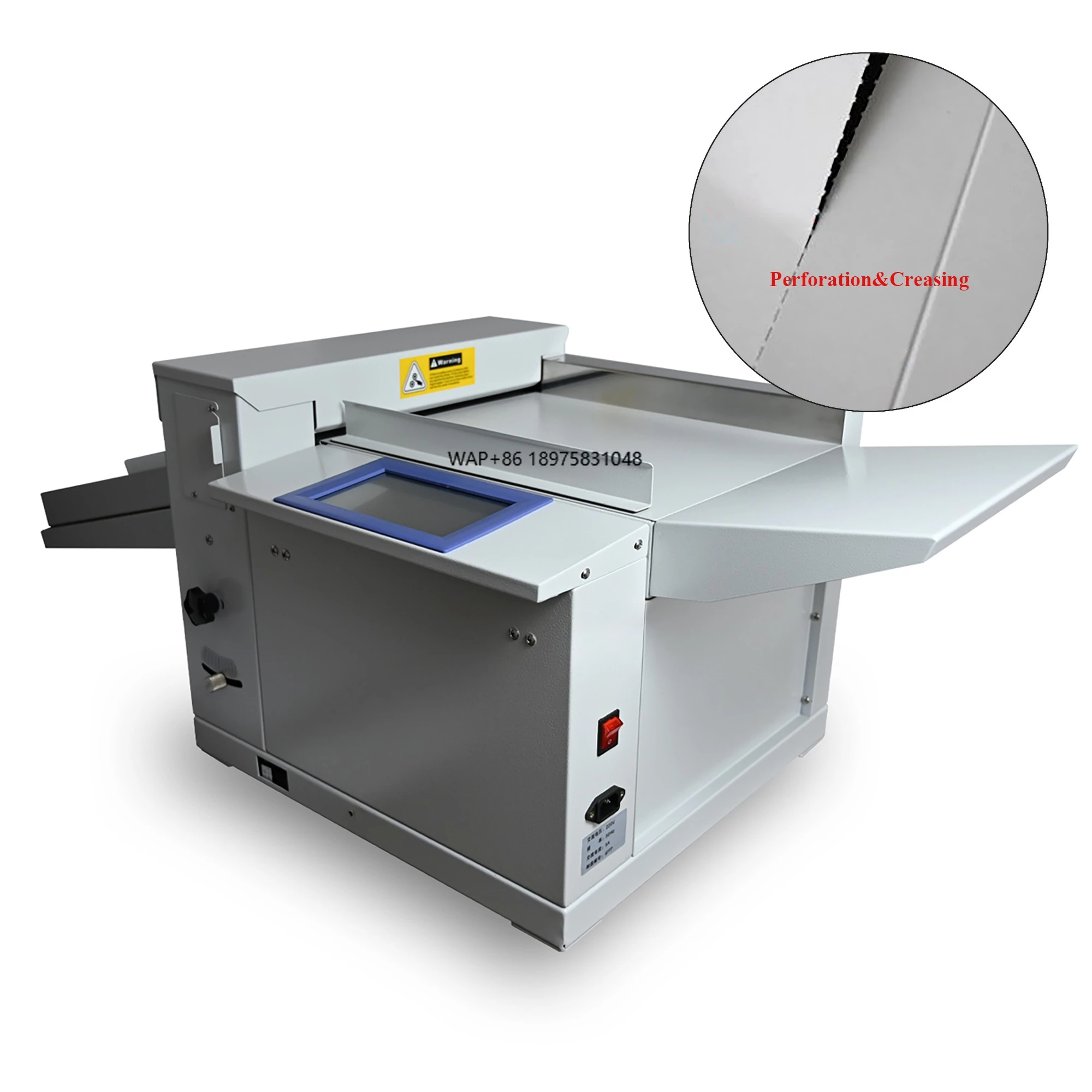 Factory Wholesale Booklet Maker Easy Operate Automatic Paper Creasing and Perforating Machine for Folding