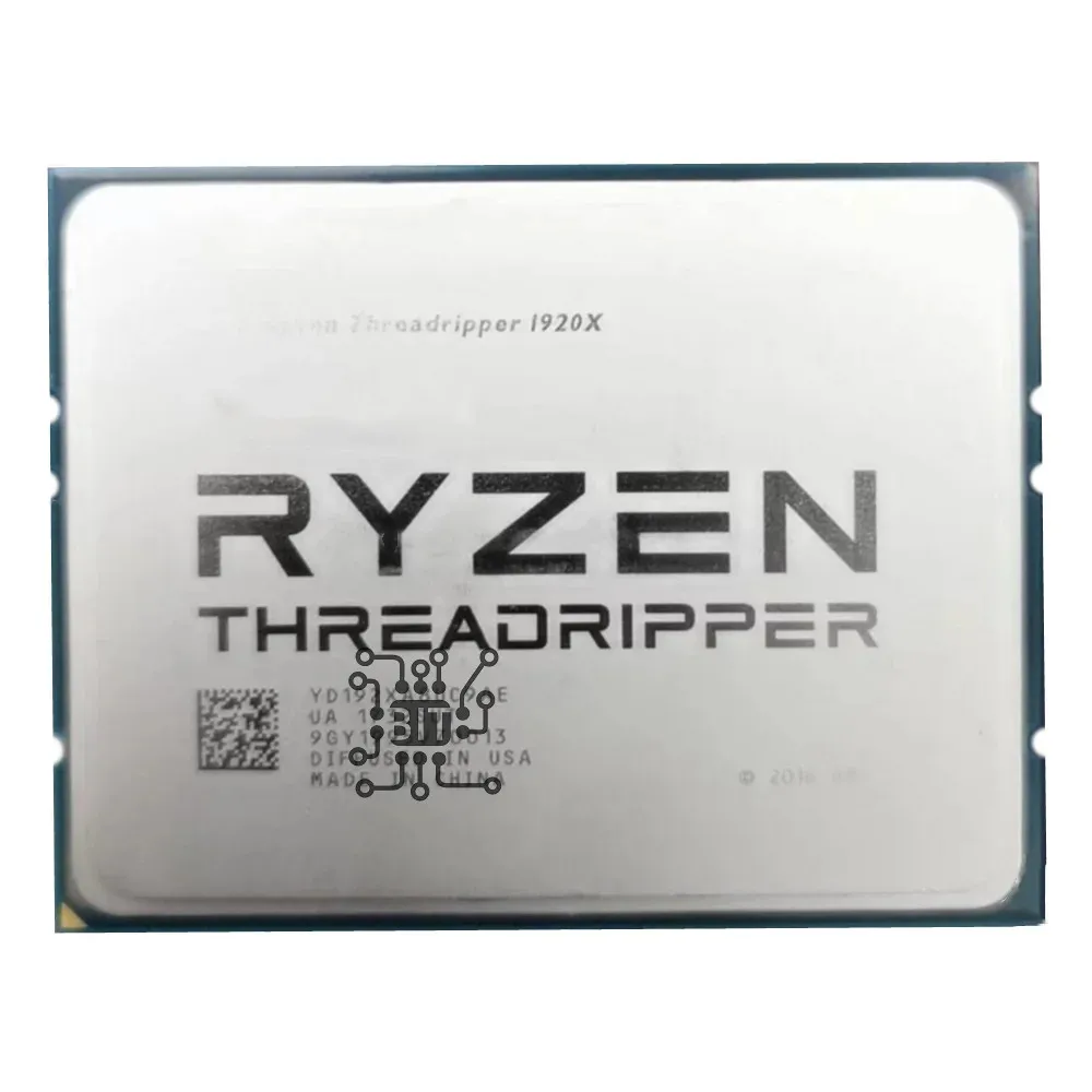 

Ryzen Threadripper 1920X 3,5 ГГц 12-ядерный 24-поточный процессор 180 Вт YD192XA8UC9AE разъем TR4