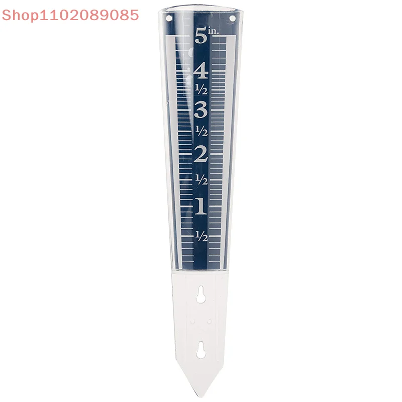 Medidor de lluvia duradero para exteriores con báscula de aumento para jardines