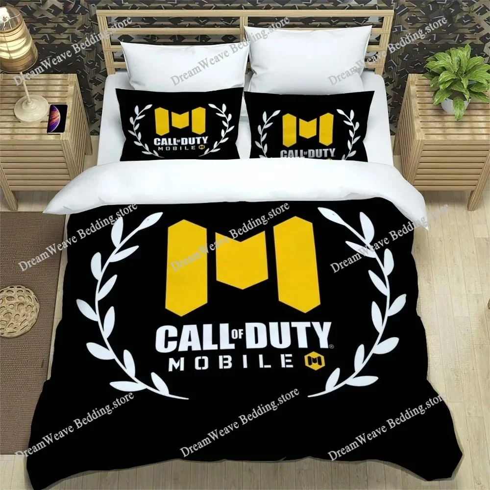 

Call of Duty Game Duvet Cover Pillowcase Bedding Set COD Game Adult Boys Girls Bedroom Decoration Gift Single Double Size