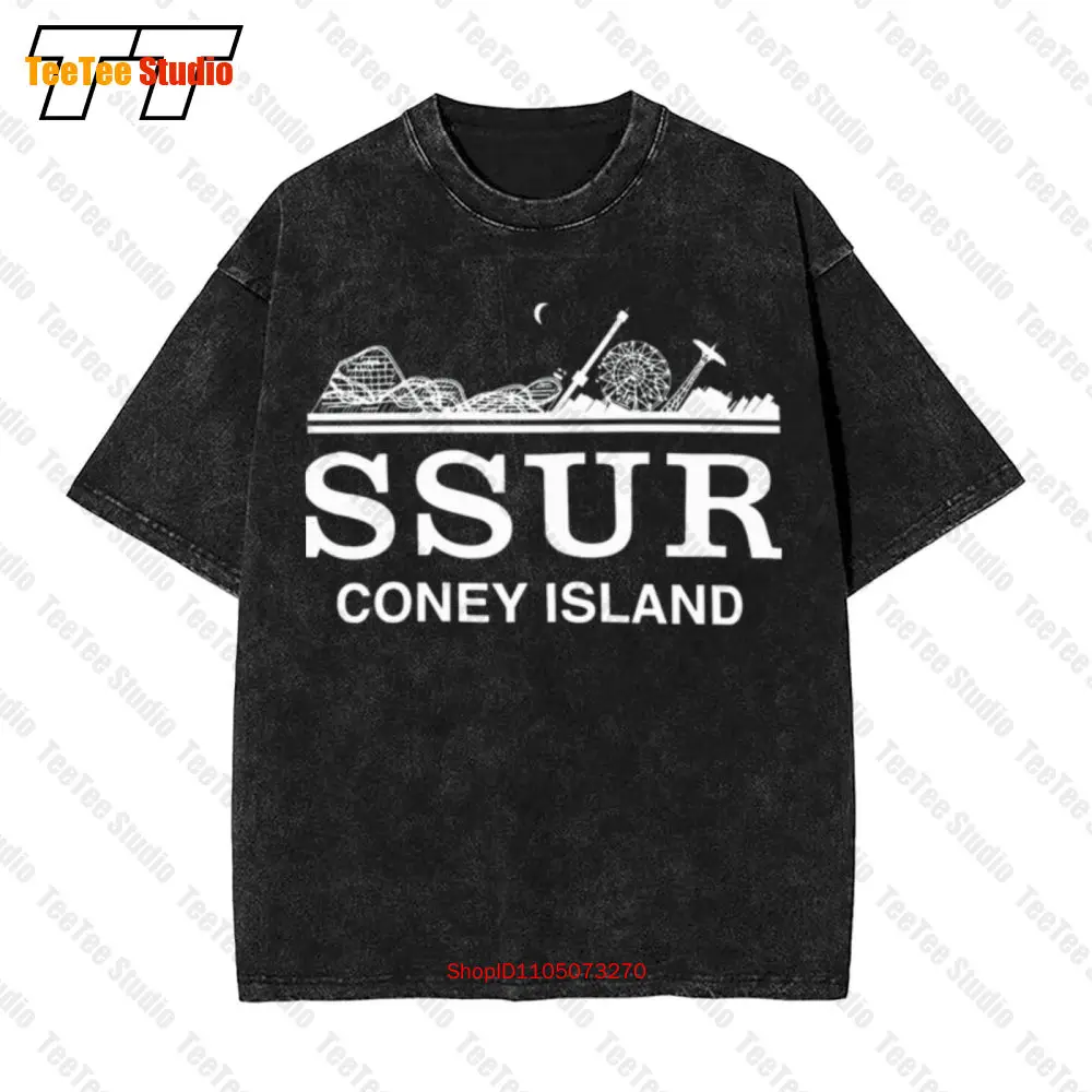 Ssur Coney Island Ruslan Karablin Camiseta vintage de gran tamaño EFTQ