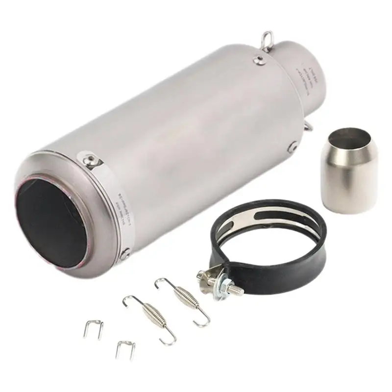 Stainless Steel Motorcycle Exhaust Pipe 51mm/60mm SC Exhaust Pipe Replacements Uncompromised Protection Motorcycle Exhaust Pipes