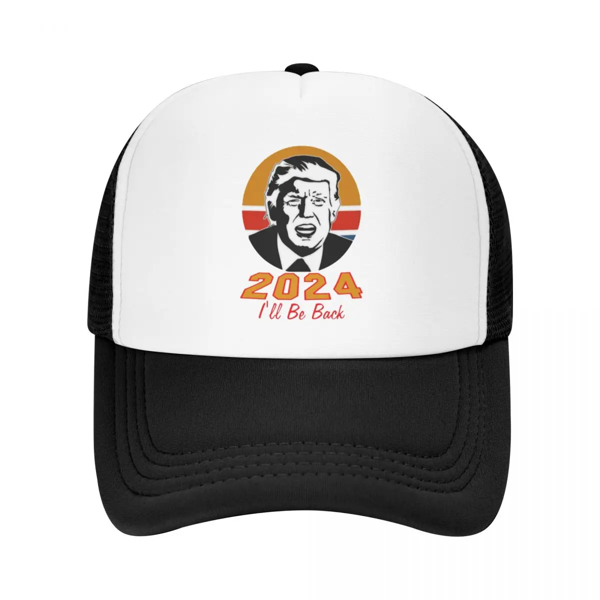 

Sports Baseball Caps I'll Be Back Trump 2024 a Mesh Baseball Cap Adult Golf Baseball Hat For Men Women