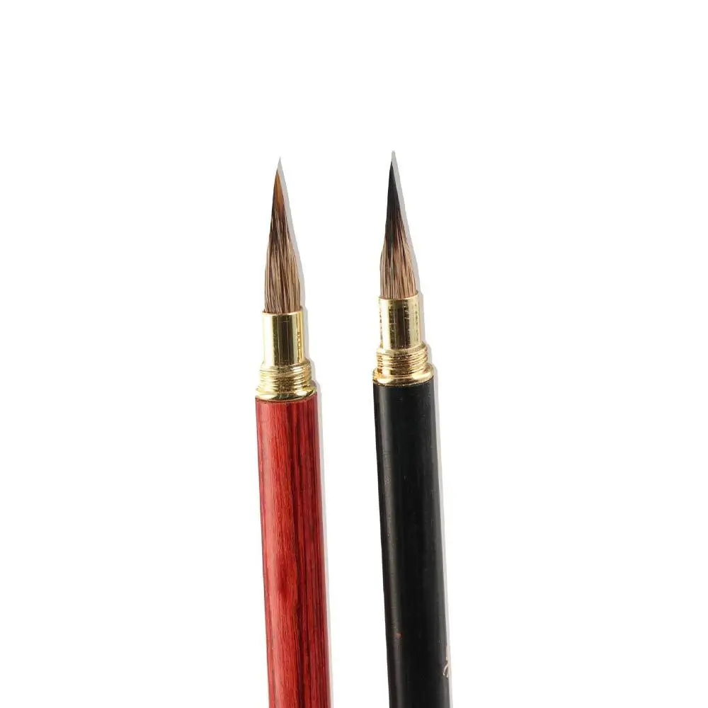 Calligraphy Brush Art Paint Brush Oil Painting Chinese Brushes Script Writing Brush Wooden Handle Wolf Hair