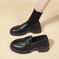 New Japanese Style College Student Shoes Cosplay Lolita Shoes for Women/Girl Fashion Black/Coffee Uniform Platform Shoes 2025