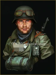 1/10 Feldgendarmerie WWII, Resin Figure Bust GK, Military theme of World War II, Uncoated No colour