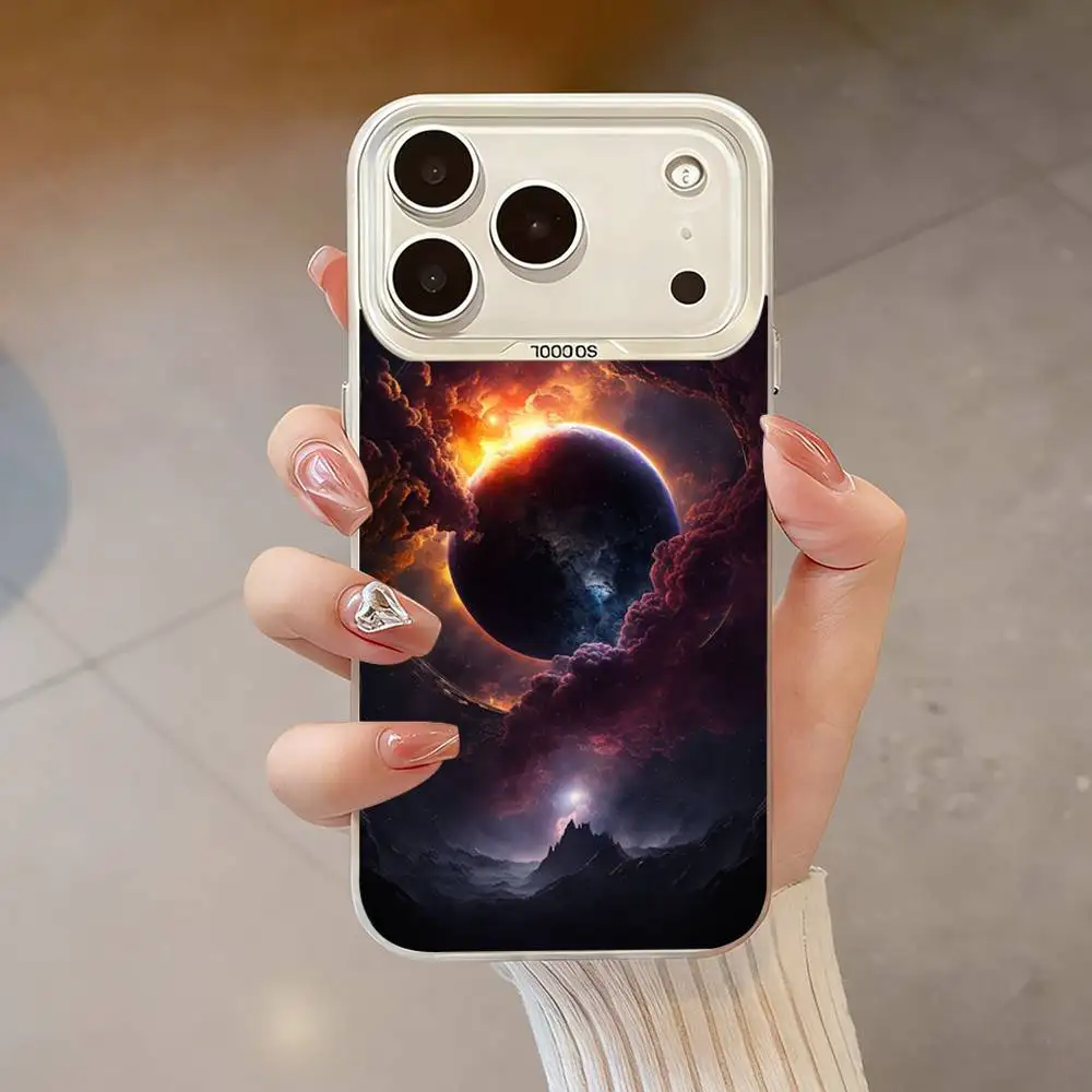 Capa de telefone Art OF Destruction para iPhone 17,16,13,12,X,11,15,14,Pro,Max,Plus,SE4,Air,Mini Branco IMD HD fosco