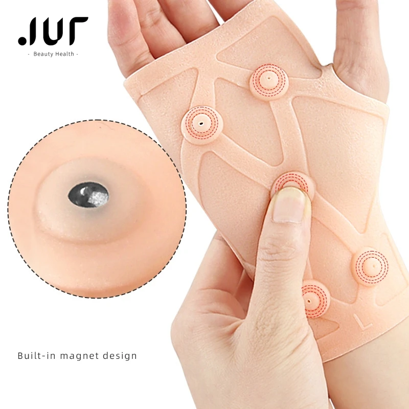 Glove Silicone Gel Glove Protector for Carpal Tunnel Hand Tendonitis Pain Relief Glove Magnetic Therapy Wrist Hand Thumb Support