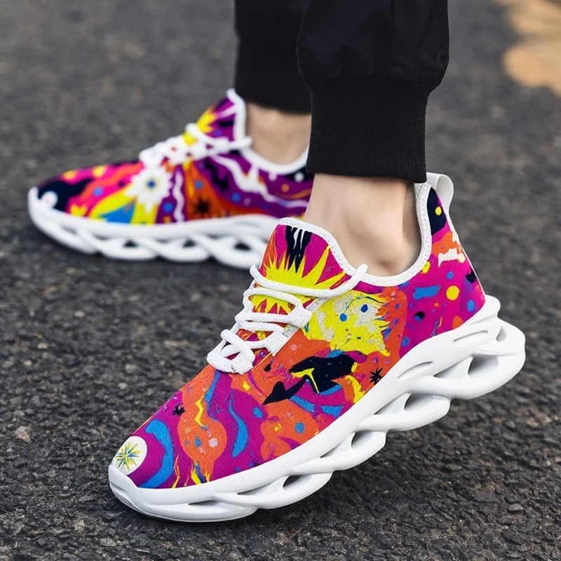 

YRZL Athletic Men Gym Athletic Shoes Lightweight Non Slip Comfortable Training Sneakers for Men Outdoor Walking Breathable Sport