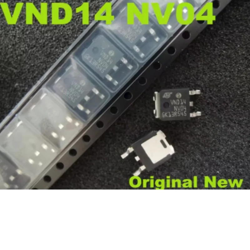 10PCS VND14NV04TR‑E DPAK TO‑252‑3 SMD Self‑Protected N‑Channel Power MOSFET 12A Low‑Side Switch Electronic Components