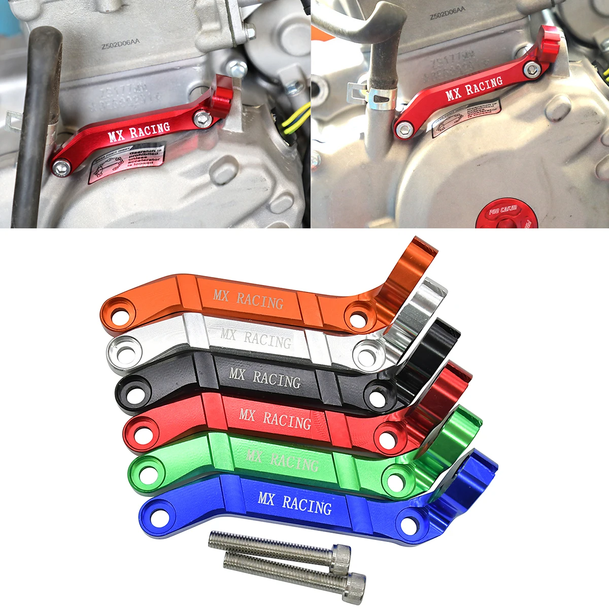 

Motorcycle Engine Clutch Arm CNC Bracket Anchor Holder For BSE M2 M4 KEWS K16 ZONGSHEN NC250 250CC KAYO K6 T6 ZS177MM RX3