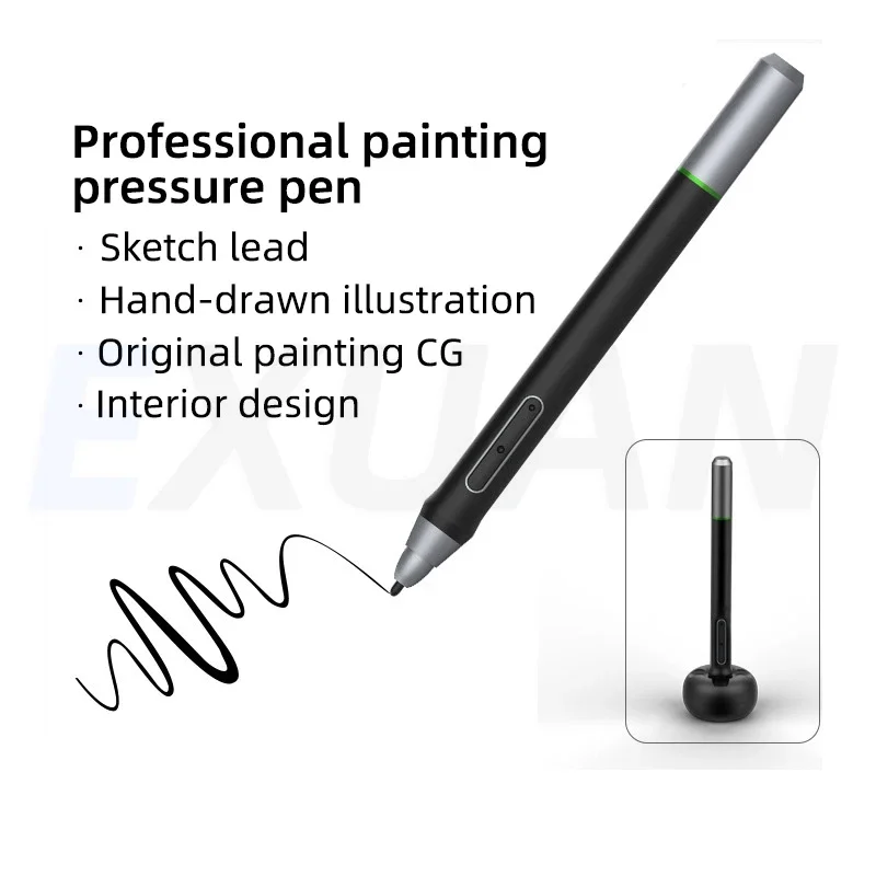 

Hand-Painted Digital Screen Tablet, Universal All-in-One Active Electromagnetic Pressure-Sensitive Pen