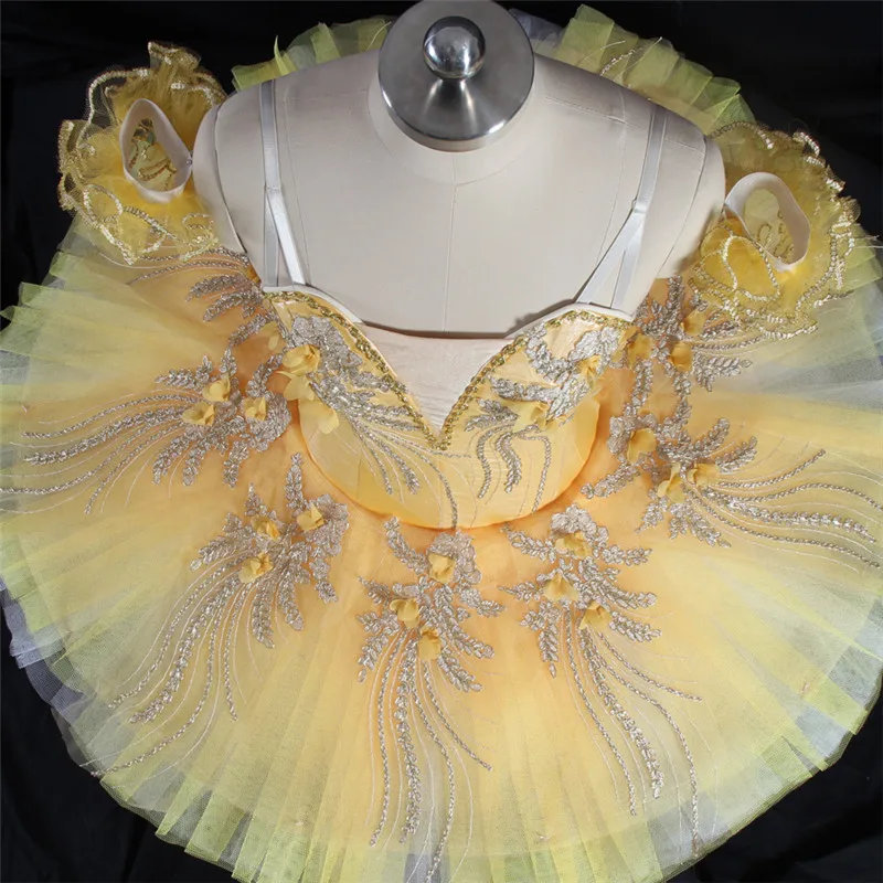 ผู้ใหญ่ขั้นต่ํา1ชิ้นที่กําหนดเองประสิทธิภาพสวมใส่เครื่องแต่งกายเต้นรําทองมืออาชีพบัลเล่ต์ตู