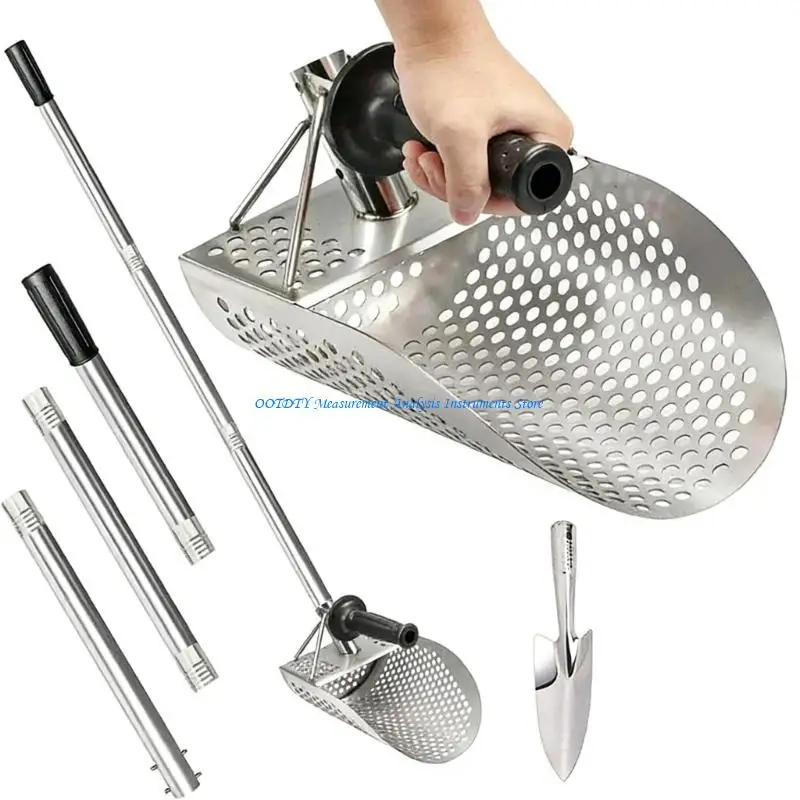 

367D Professional Grade 304 Stainless Steel Sand Scoops for Reduced Fatigue and Enhancing Efficiency in Metal Detecting Activity