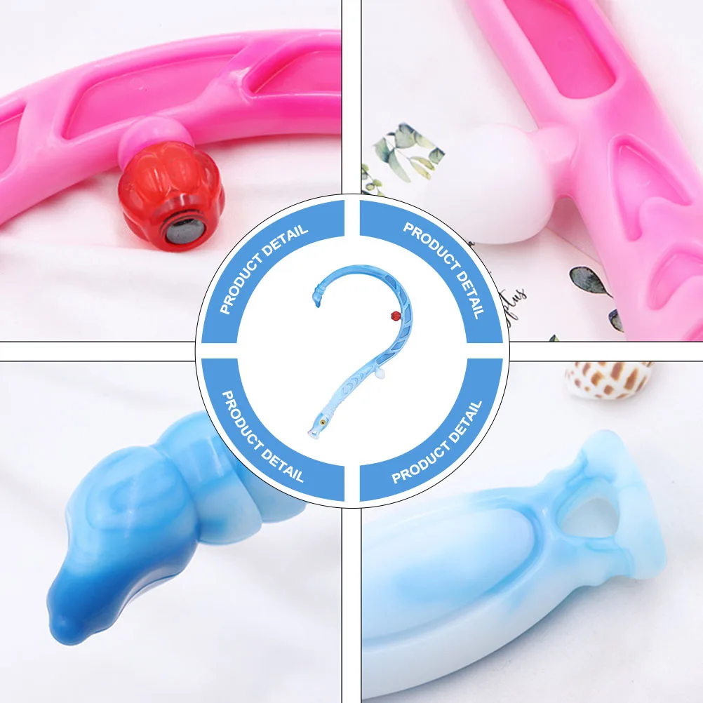 

Durable Plastic Back Massage Stick Portable Acupoint Massager Tool Fatigue Relief Therapy Stick Ergonomic Design