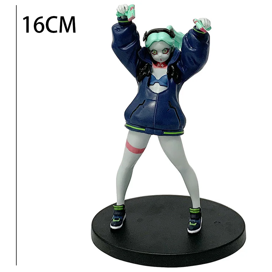 أنيمي لعبة Cyberpunk لوسي ريبيكا ديفيد الشكل الدائمة لعبة مجسمة هدية الكريسماس جمع عمل الشكل مكتب الديكور هدية #5