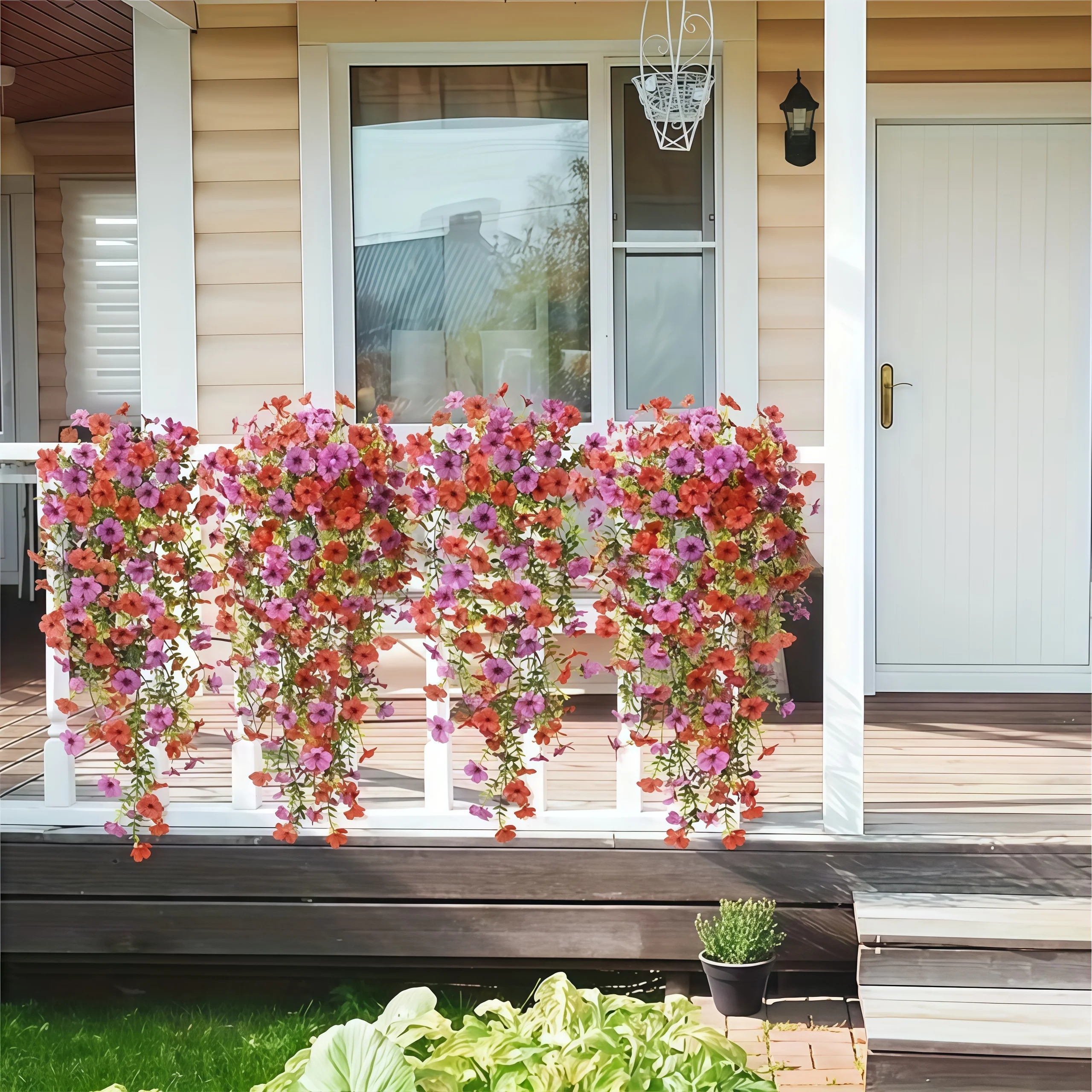 Artificial Eucalyptus Floral Vines 6
