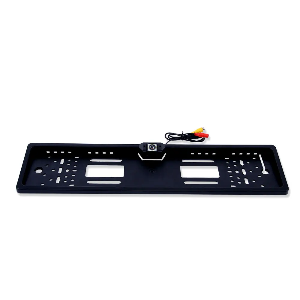 Parking European Car License Plate Frame Reverse Camera CCD Night Vision no RCA 6M Cable