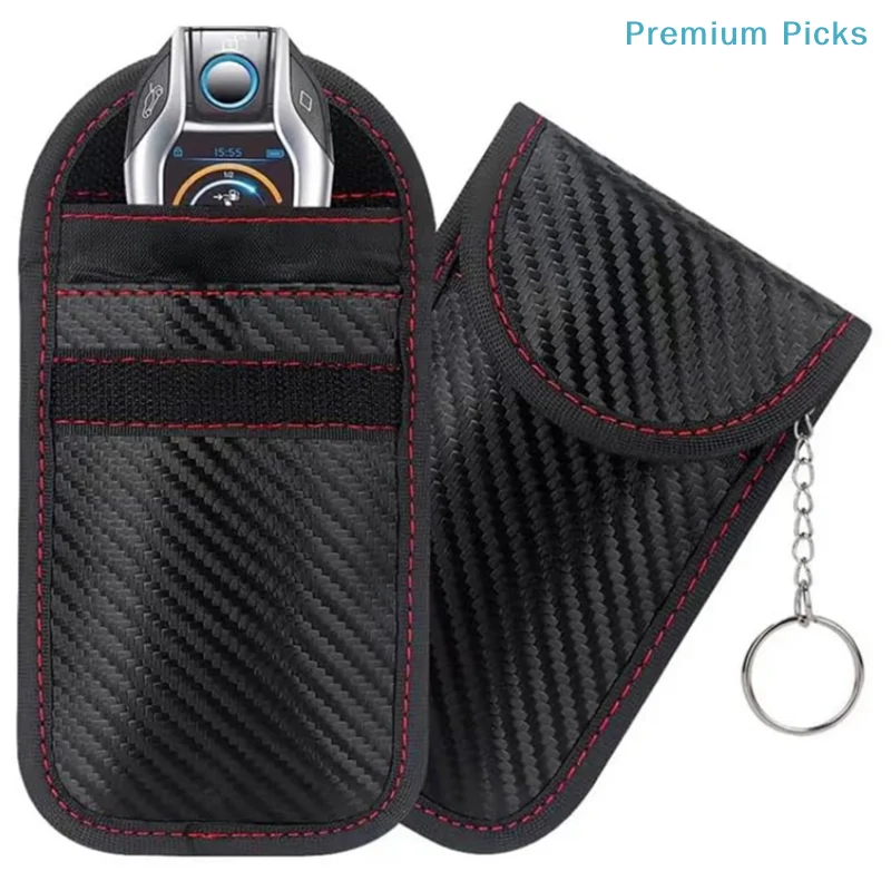 portableCar Key Signal Shielding Box Faraday Cage Remote Control Package Keyless Rfid Shielding Package Car Accessories