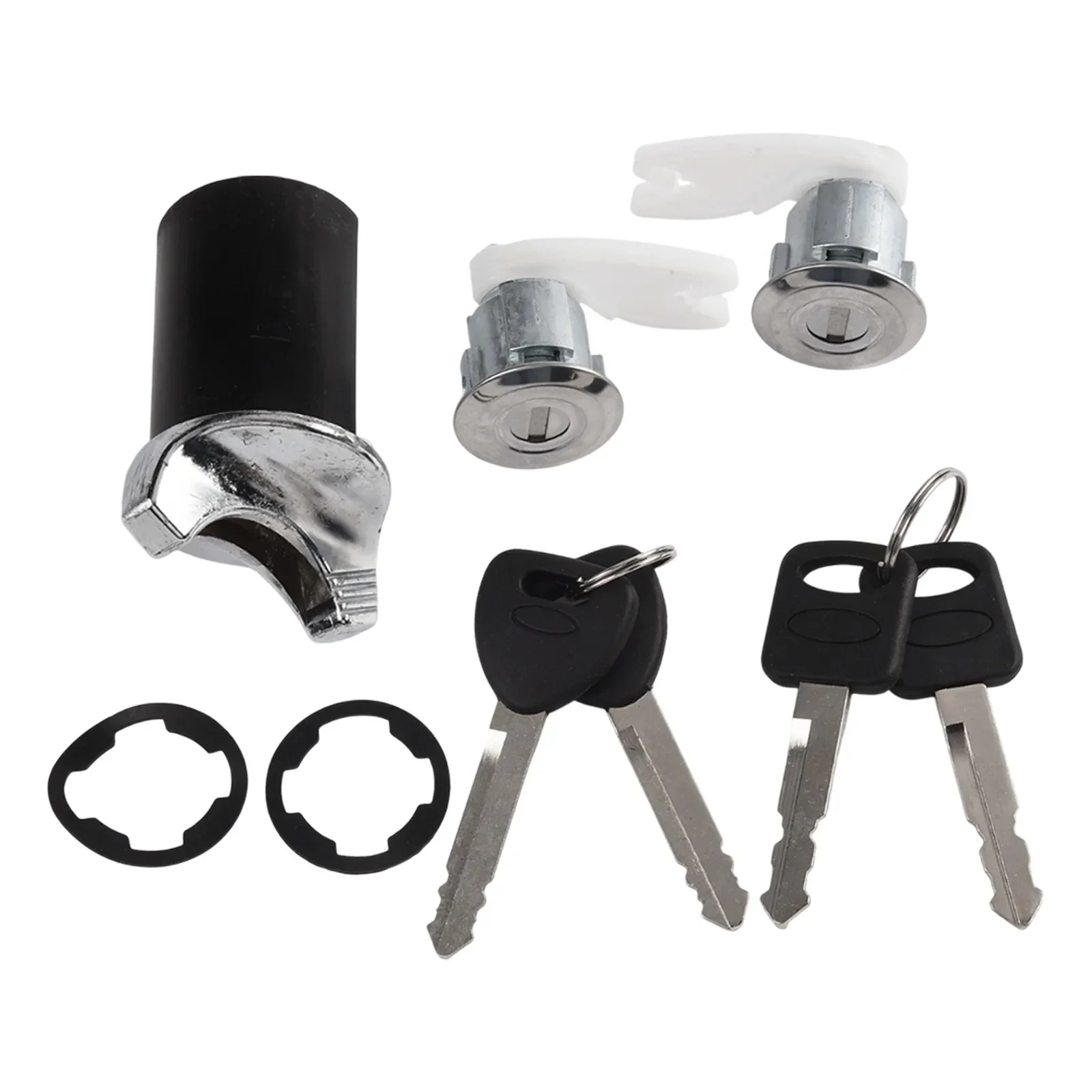 

Door Lock Cylinders Set Ignition Switch With Keys For Ford F150 F250 F350 1992-1996 F2UZ1522050A Interior Parts Accessories