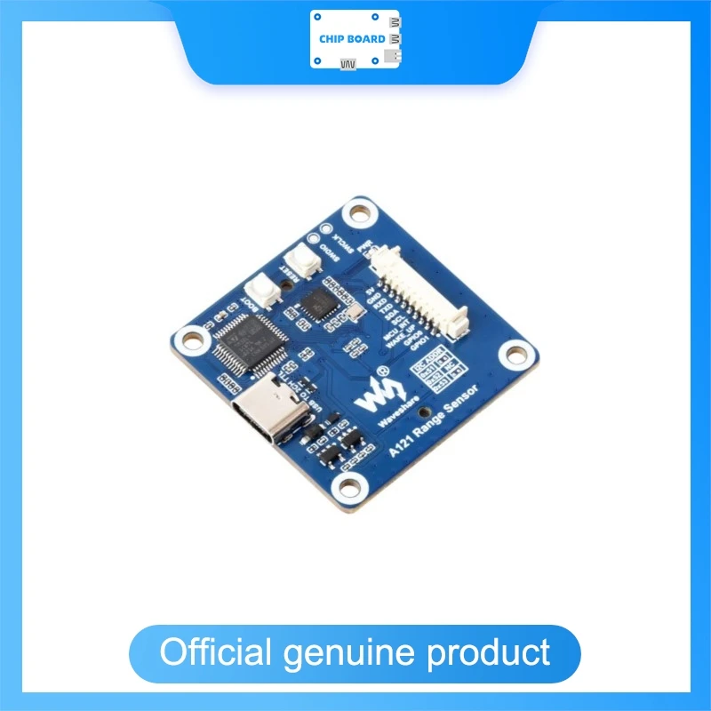 

Модуль радарного датчика микроподвижений Waveshare-A121 60 ГГц (мм-волновой диапазон): технология PCR для высокоточного измерения расстояния