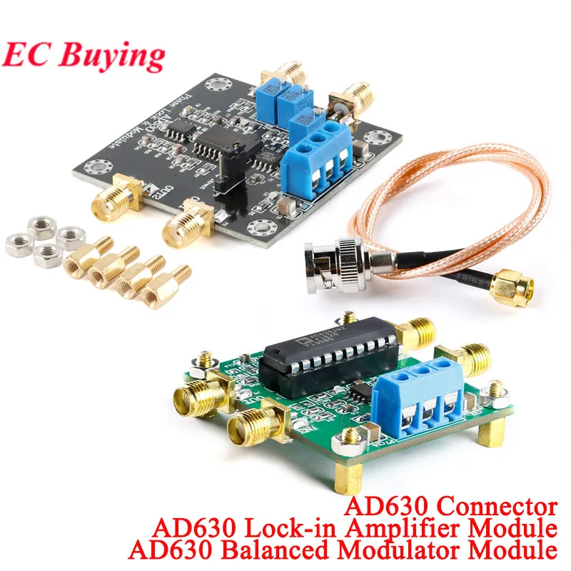 AD630 Balanced Modulator Module Lock-in Amplifier Board Module LIA Phase Sensitive Detection Weak Signal Conditioning PCB Board