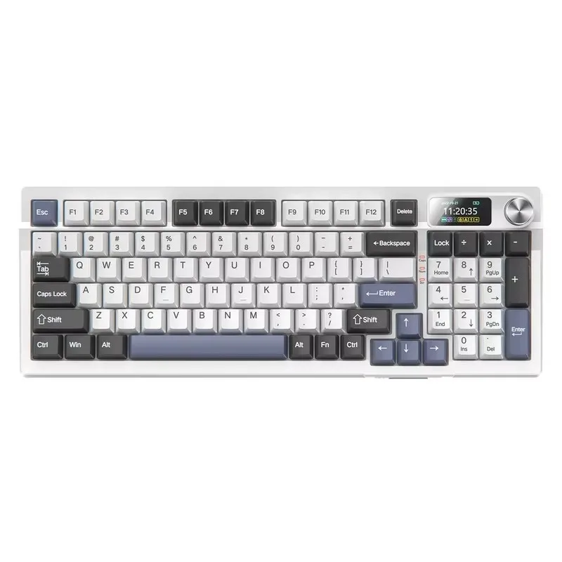 Y95 wired mechanical keyboard 95 keys RGB light effect gasket structure hot swappable Type-C interface PBT keycap office game