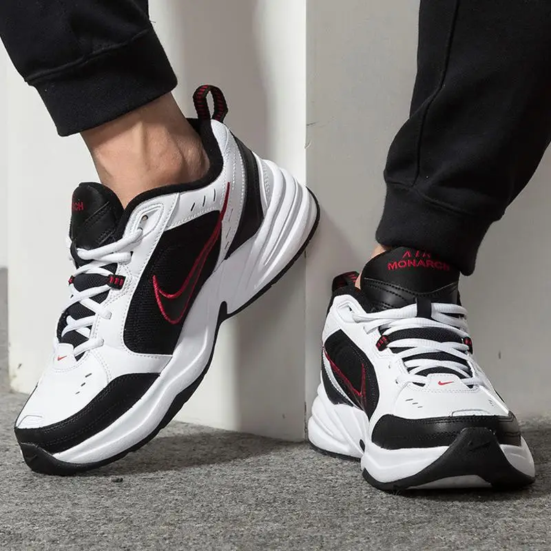 Nike Air Monarch Iv Męskie buty Buty treningowe Moda Retro Amortyzacja Plaid Casual Sportowe buty do biegania 415445   -101