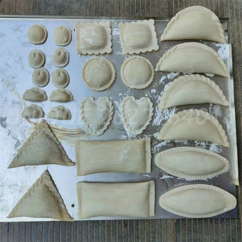 220V Pastry Automatic Momos Dumpling Gyoza Machine Large Russia Ravioli Tortellini Pierogi Pelmeni Empanada Samosa Making Maker