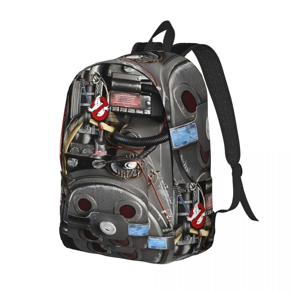 Ghostbuster Proton Pack Student School Bookbag Canvas Daypack Elementary High College Travel Bags