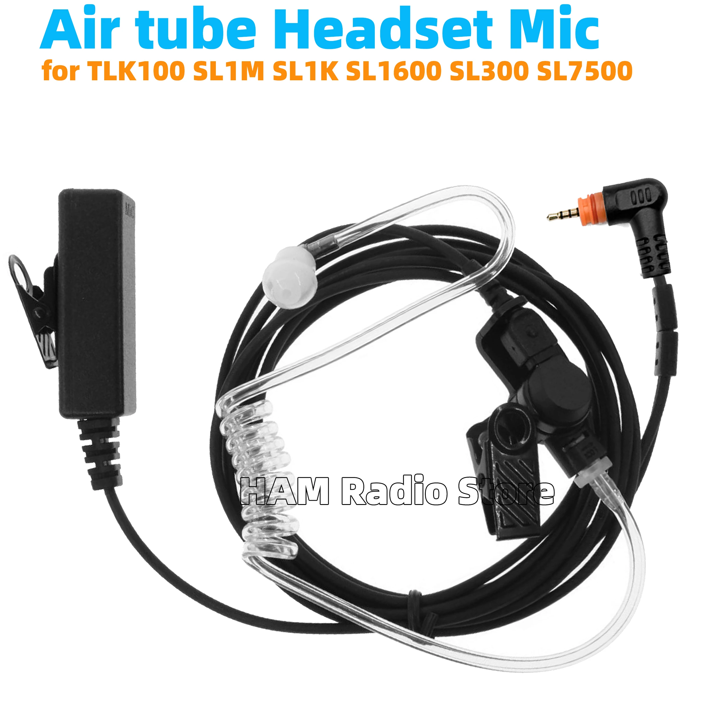 

Микрофон-гарнитура с воздушной трубкой для раций Motorola SL1M, SL1K, SL1600, SL300, SL7500, SL400, SL4000, SL7550, TLK100, TLK110