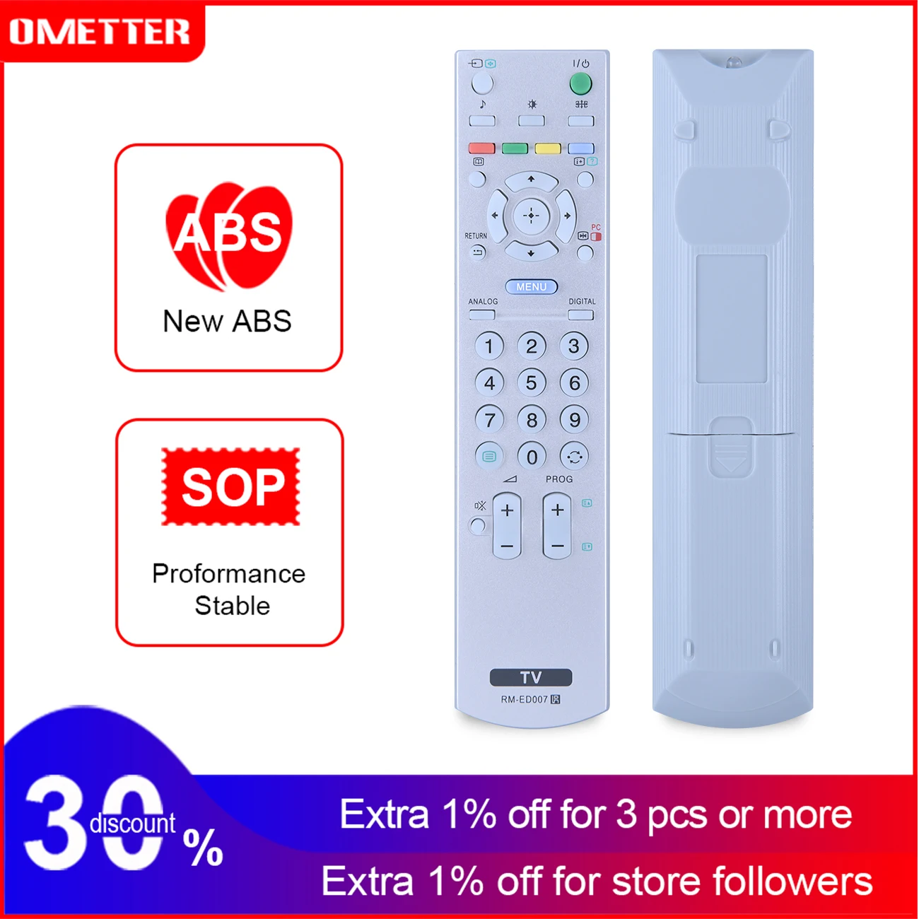 

RM-ED007 remote control suitbale for SONY TV RM-GA008 RM-YD028 RM-YD025 RM-ED005 RM-W112 RM-ED006 RM-ED008