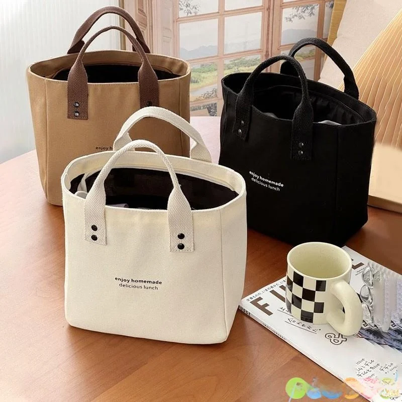 

Сумка-тоут для ланча из ткани Thiened, сумка для еды для студентов и на работу, сумка для мамы, повседневная сумка с мягкой ручкой, полиэстер