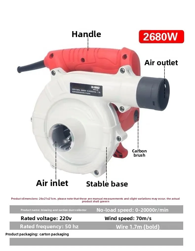 Portable High Power Single Grooving Handheld Cutter Dust Extraction Circular Saw For Stone Tile Wood Construction Processing