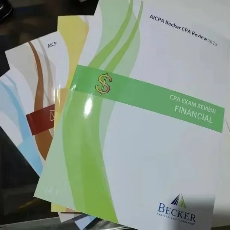 كتاب مدرسي جديد لعام 2022 من AICPA Becker Cpa USCPA (إرسال ملفات PDF فقط، تحتاج إلى كتب مادية لتوصيل خدمة عملاء المتجر) كتب #2