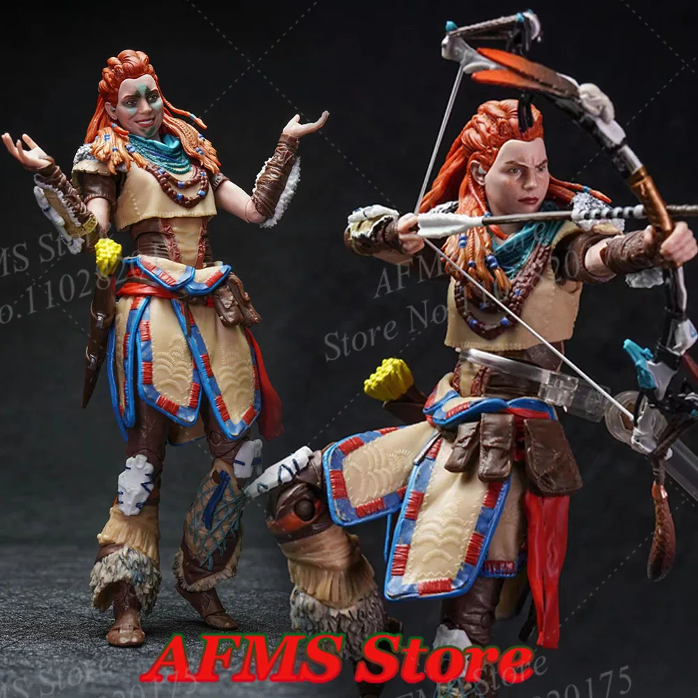 

1/12 Scale Collectibles Figure Aloy Brave Hunter Savior Role-Playing Series Games Dolls 6Inch Women Action Figure Soldier Model