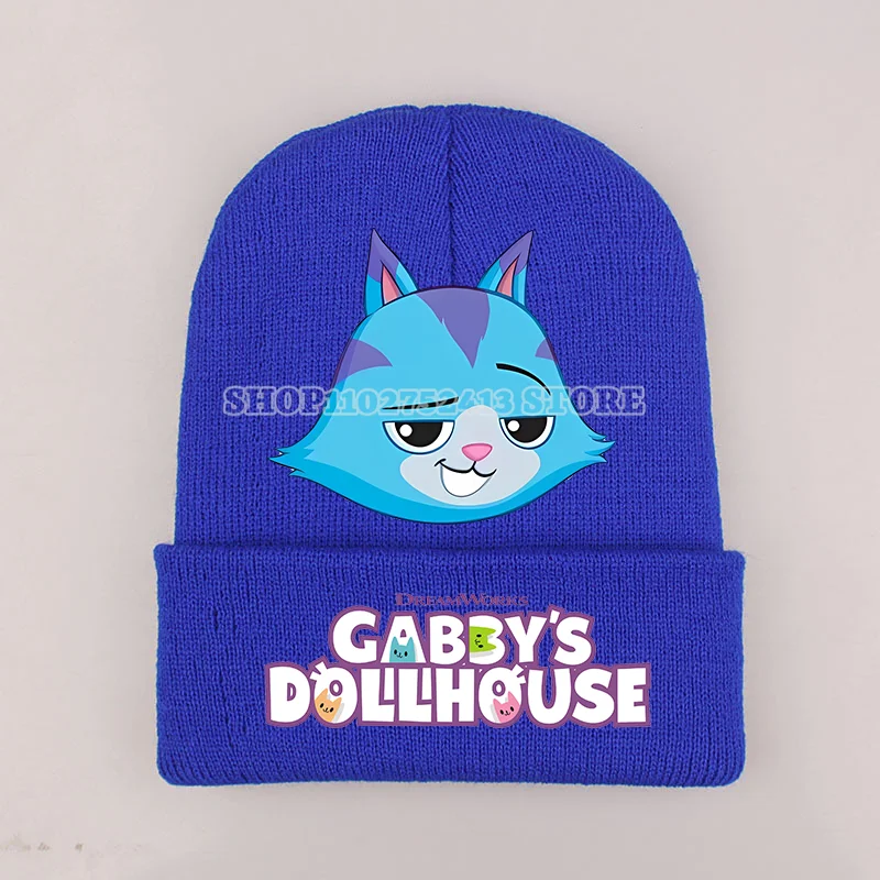 غابي دمية محبوك قبعة غابي كات لطيف الكرتون لينة الحلو غطاء الرأس الفتيات قبعة باردة قبعات أطفال دافئة محبوك الصوف هدايا عيد الميلاد