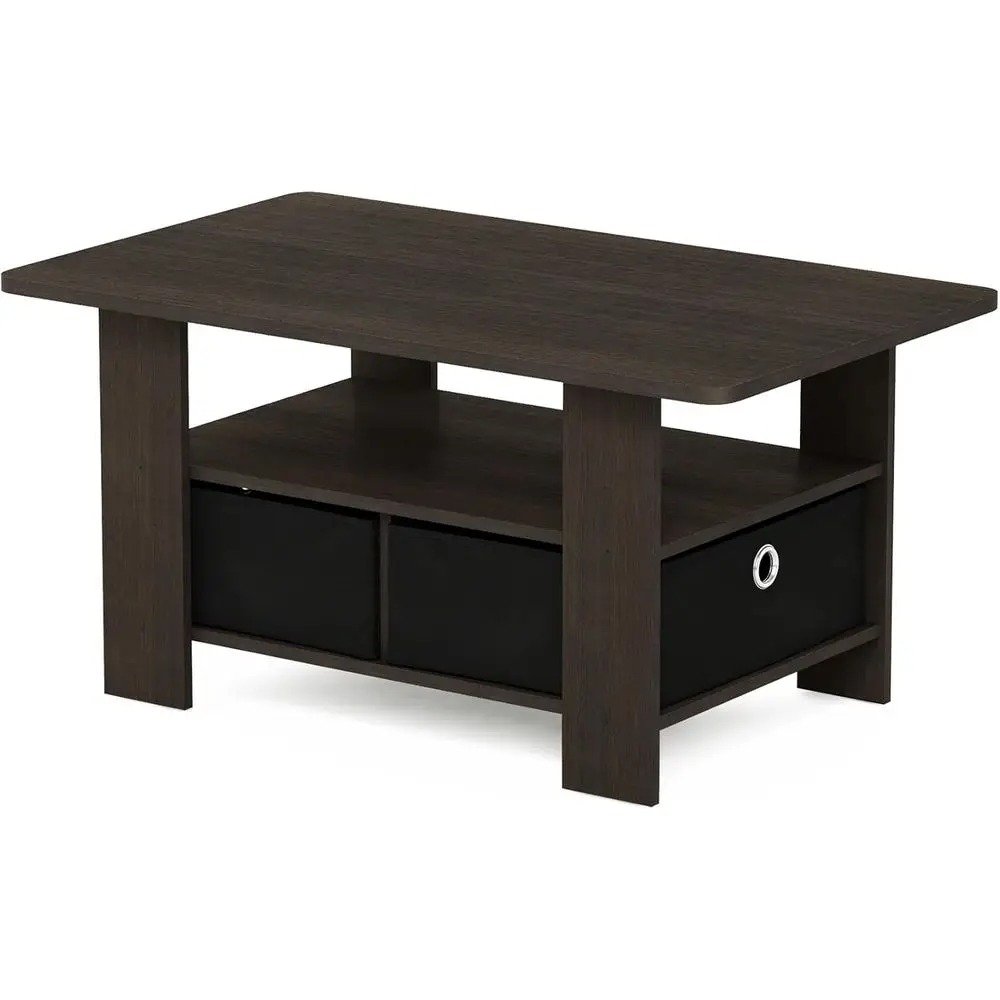 

Coee Table with Bins, k Brown/Black